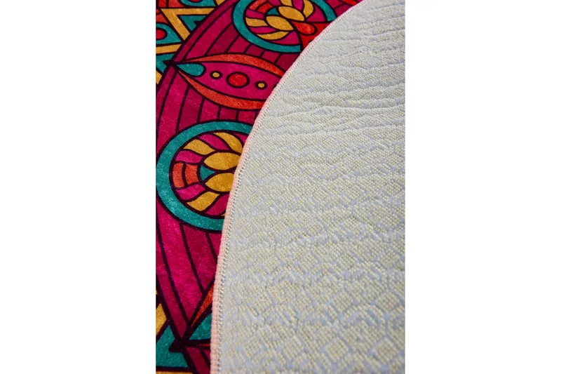 Chilai Home Badmatta 100 Rund - Multi - Textil & mattor - Mattor - Badrumsmatta