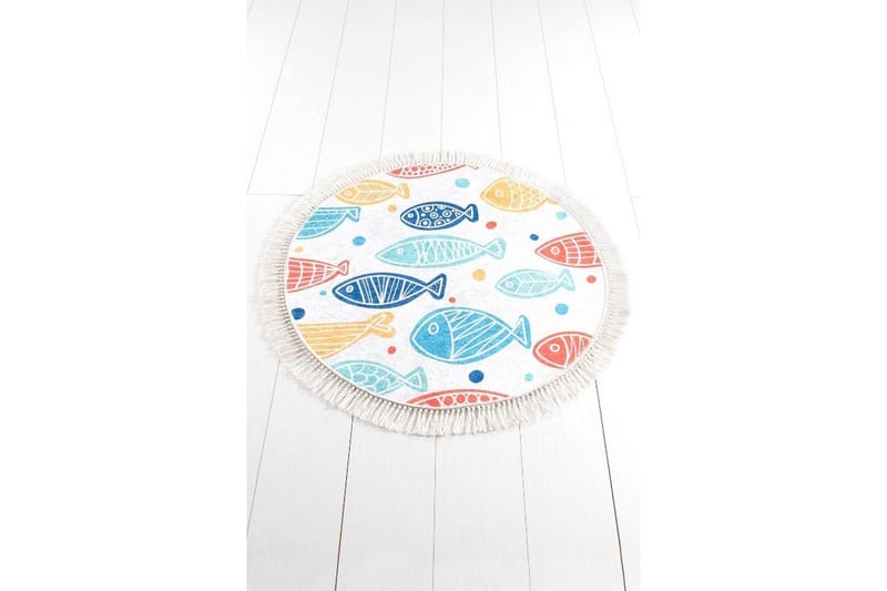 Chilai Home Badmatta 100 Rund - Multi - Textil & mattor - Mattor - Badrumsmatta