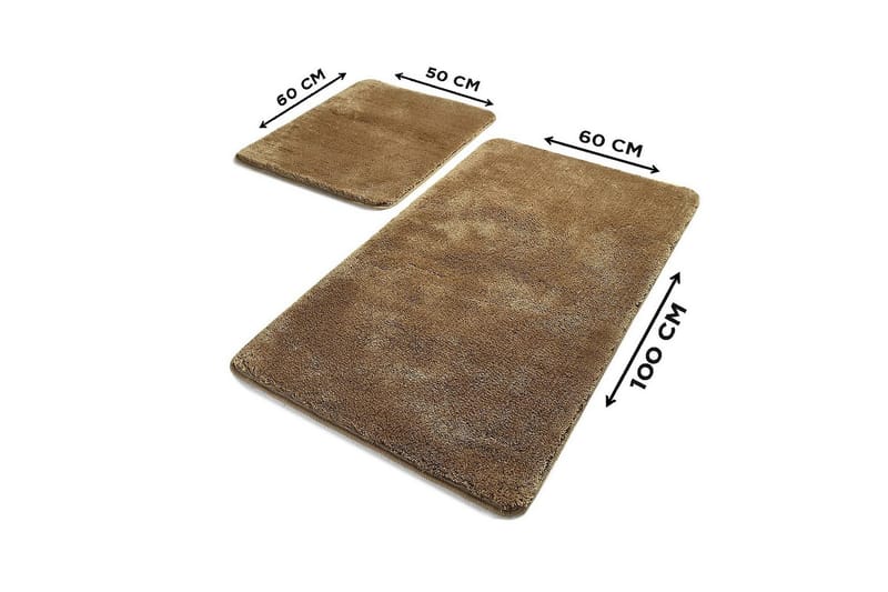 Chilai Home Badmatta Set om 2 - Multi - Textil & mattor - Mattor - Badrumsmatta