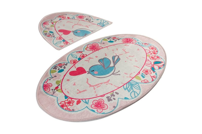 Chilai Home Badmatta Set om 2, Multi