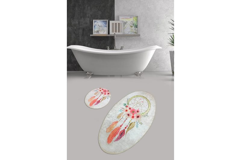 Chilai Home Badmatta Set om 2 - Multi - Textil & mattor - Mattor - Badrumsmatta