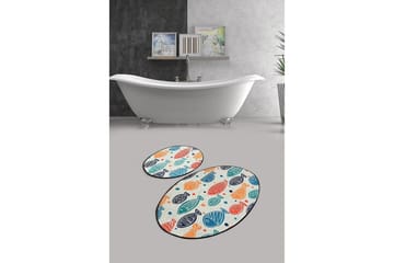Chilai Home Badmatta Set om 2 - Multi - Textil & mattor - Mattor - Badrumsmatta