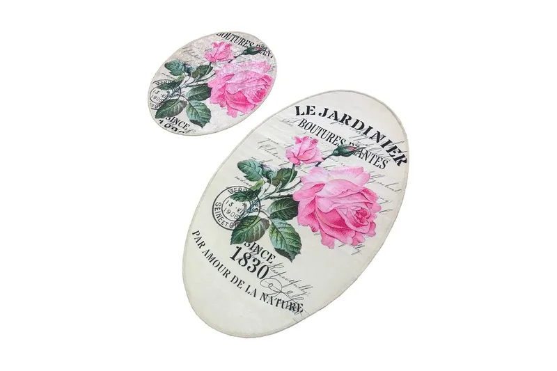 Chilai Home Badmatta Set om 2, Multi