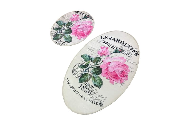 Chilai Home Badmatta Set om 2, Multi