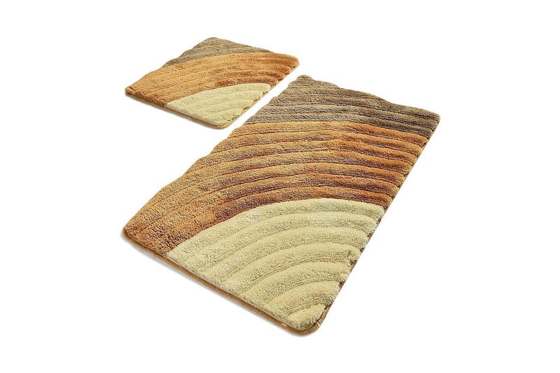 Chilai Home Badmatta Set om 2, Multi