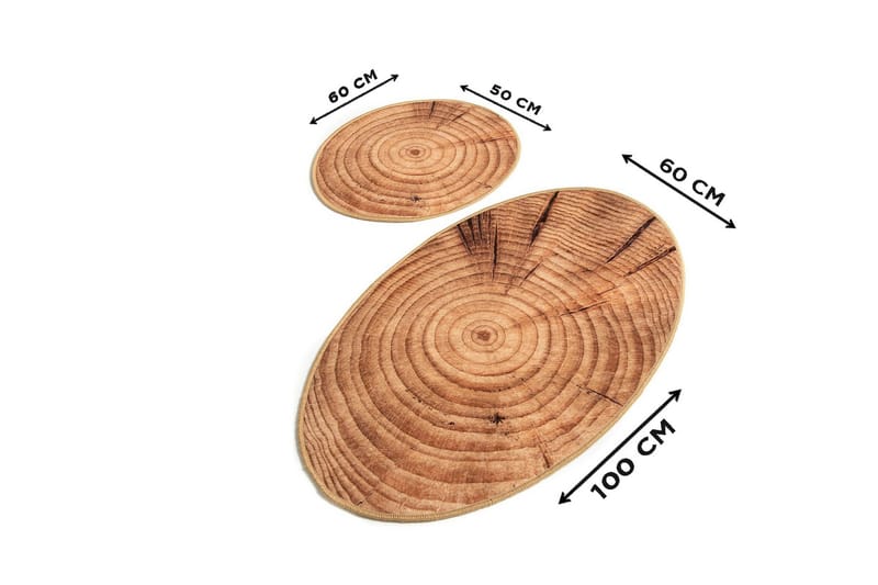 Chilai Home Badmatta Set om 2 - Multi - Textil & mattor - Mattor - Badrumsmatta