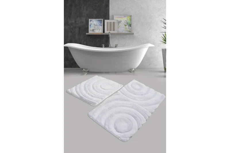Chilai Home Badmatta Set om 2 - Multi - Textil & mattor - Mattor - Badrumsmatta