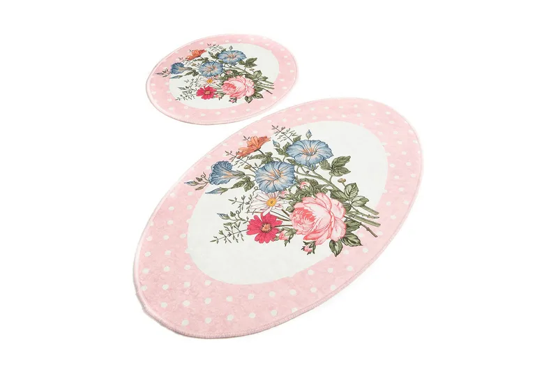 Chilai Home Badmatta Set om 2, Multi