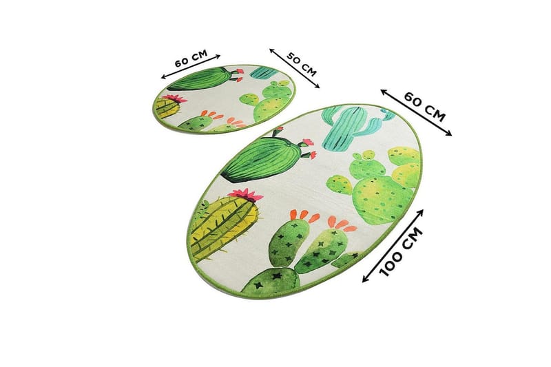 Chilai Home Badmatta Set om 2 - Multi - Textil & mattor - Mattor - Badrumsmatta