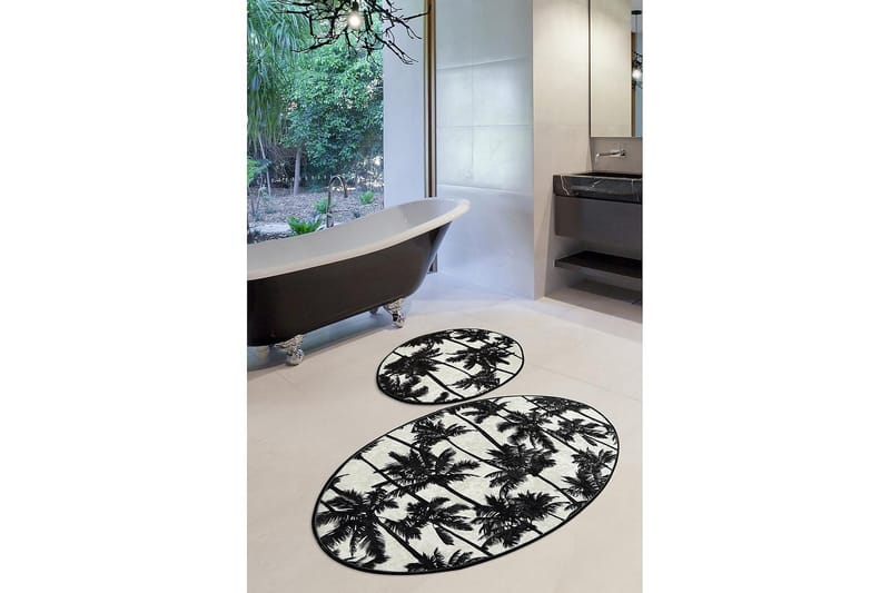 Chilai Home Badmatta Set om 2 - Multi - Textil & mattor - Mattor - Badrumsmatta