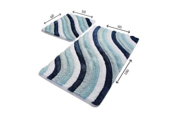 Chilai Home Badmatta Set om 2 - Multi - Textil & mattor - Mattor - Badrumsmatta