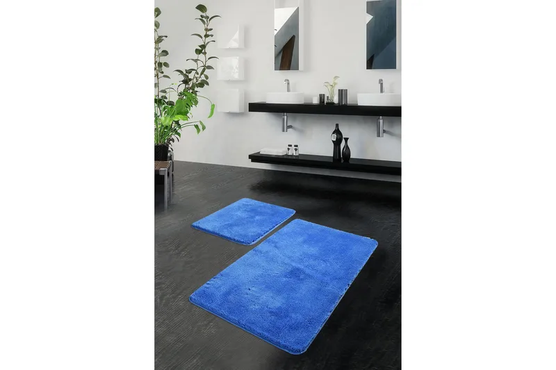 Chilai Home Badmatta Set om 2 - Multi - Textil & mattor - Mattor - Badrumsmatta