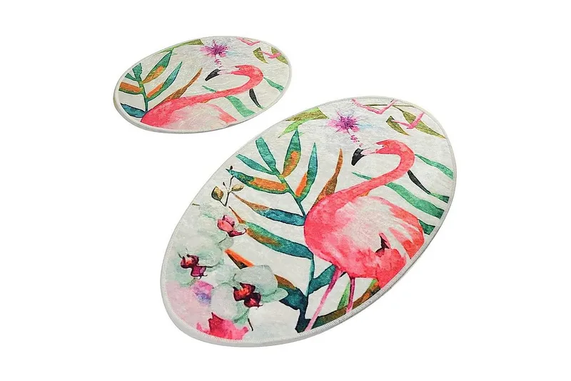 Chilai Home Badmatta Set om 2, Multi