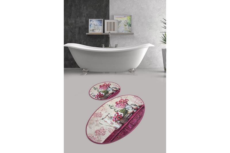 Chilai Home Badmatta Set om 2 - Multi - Textil & mattor - Mattor - Badrumsmatta