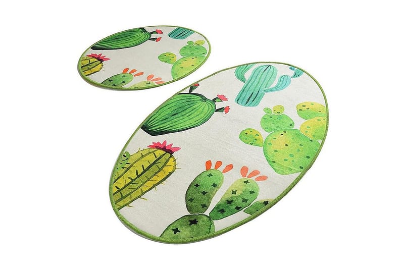 Chilai Home Badmatta Set om 2, Multi