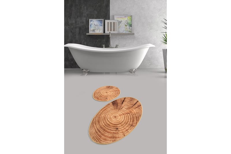 Chilai Home Badmatta Set om 2 - Multi - Textil & mattor - Mattor - Badrumsmatta