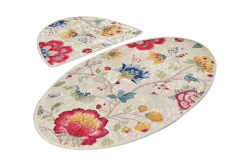Chilai Home Badmatta Set om 2 - Multi - Textil & mattor - Mattor - Badrumsmatta