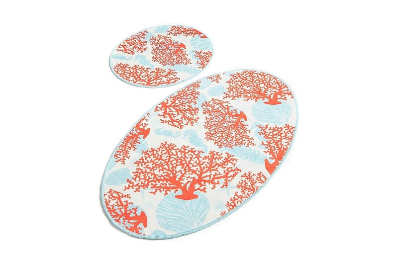 Chilai Home Badmatta Set om 2 - Multi - Textil & mattor - Mattor - Badrumsmatta