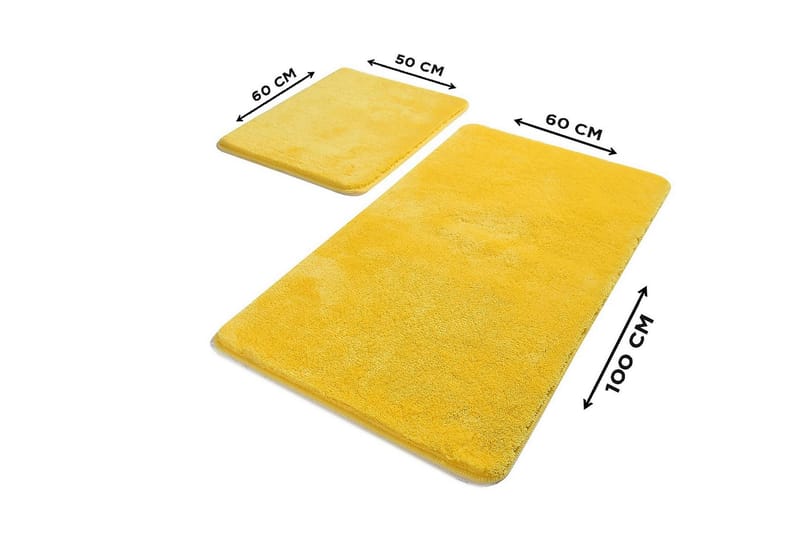 Chilai Home Badmatta Set om 2 - Multi - Textil & mattor - Mattor - Badrumsmatta