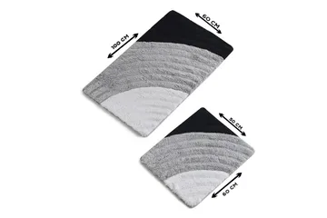 Chilai Home Badmatta Set om 2 - Multi - Textil & mattor - Mattor - Badrumsmatta