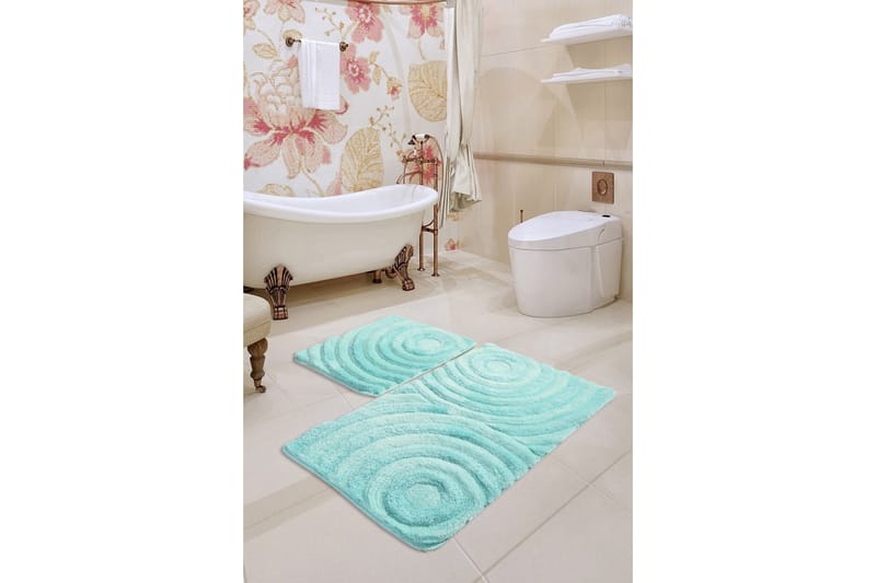 Chilai Home Badmatta Set om 2 - Multi - Textil & mattor - Mattor - Badrumsmatta