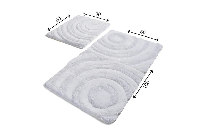 Chilai Home Badmatta Set om 2 - Multi - Textil & mattor - Mattor - Badrumsmatta