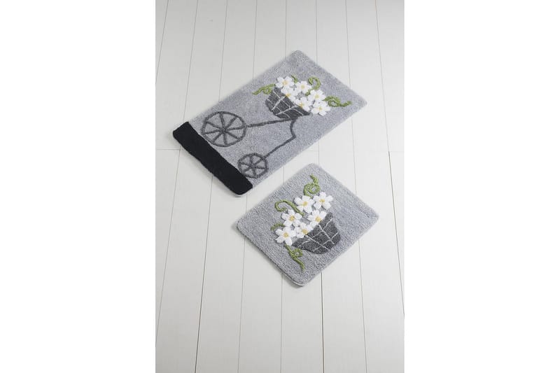 Chilai Home Badmatta Set om 2 - Multi - Textil & mattor - Mattor - Badrumsmatta