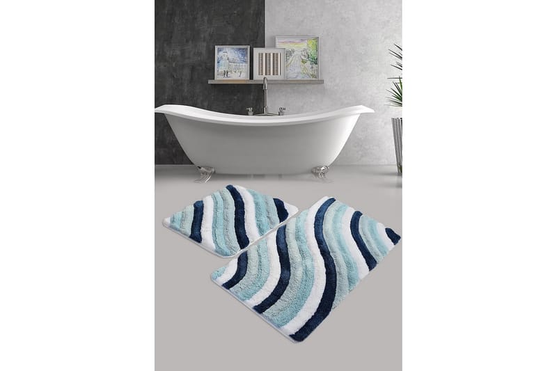 Chilai Home Badmatta Set om 2 - Multi - Textil & mattor - Mattor - Badrumsmatta