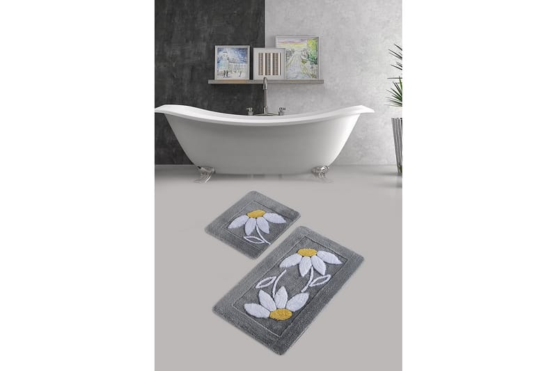 Chilai Home Badmatta Set om 2 - Multi - Textil & mattor - Mattor - Badrumsmatta