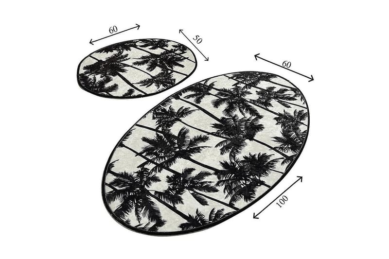 Chilai Home Badmatta Set om 2 - Multi - Textil & mattor - Mattor - Badrumsmatta