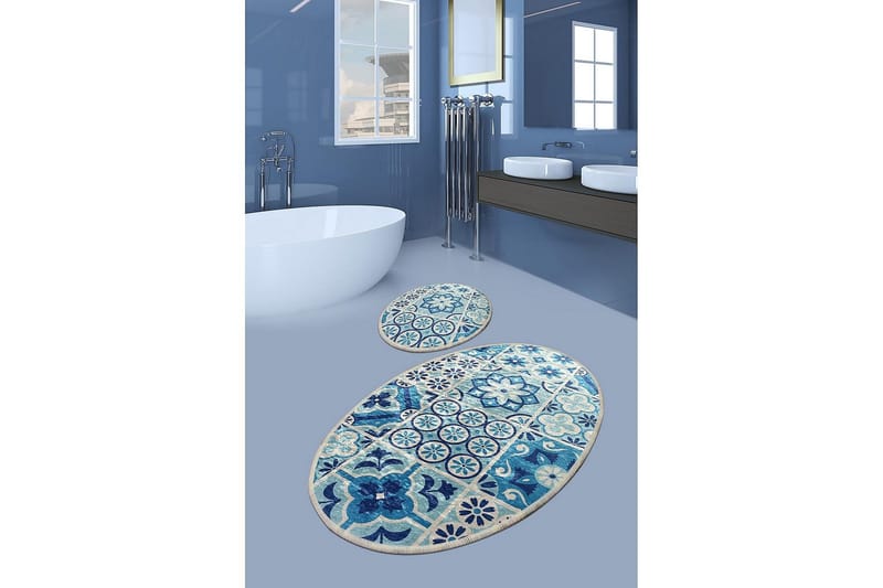 Chilai Home Badmatta Set om 2 - Multi - Textil & mattor - Mattor - Badrumsmatta
