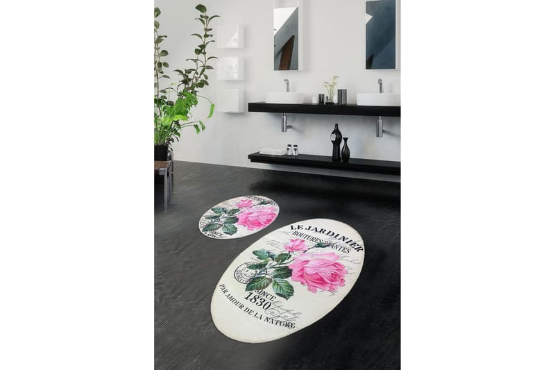 Chilai Home Badmatta Set om 2 - Multi - Textil & mattor - Mattor - Badrumsmatta