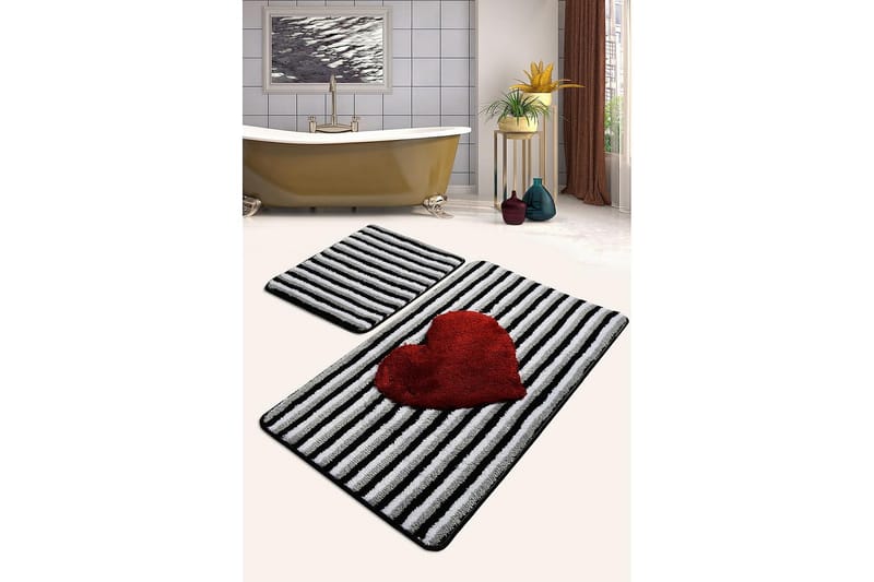 Chilai Home Badmatta Set om 2 - Multi - Textil & mattor - Mattor - Badrumsmatta