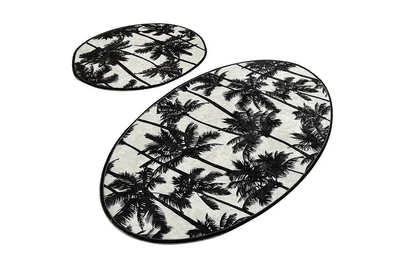 Chilai Home Badmatta Set om 2, Multi