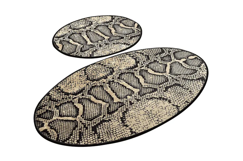 Chilai Home Badmatta Set om 2 - Multi - Textil & mattor - Mattor - Badrumsmatta