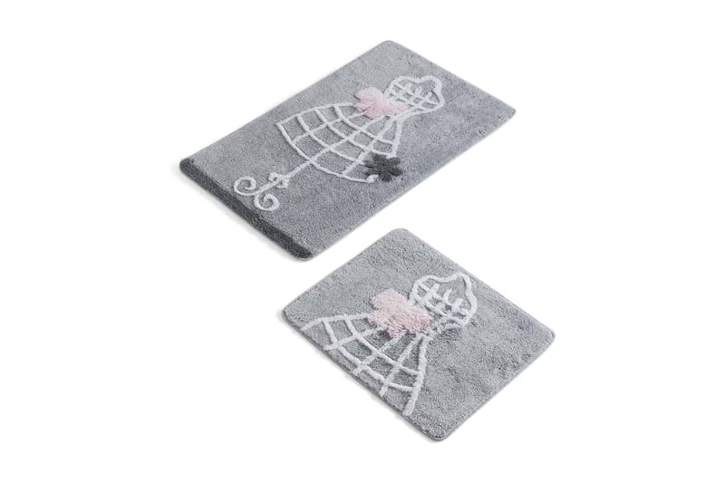 Chilai Home Badmatta Set om 2, Multi