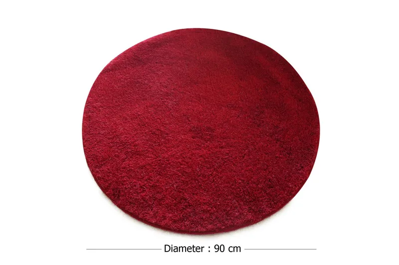 Chilai Home by Alessia Badmatta 90 Rund - Röd - Textil & mattor - Mattor - Badrumsmatta