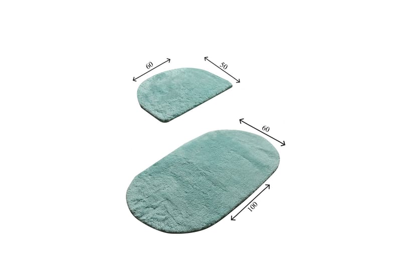 Chilai Home by Alessia Badmatta Set om 2 - Mint - Textil & mattor - Mattor - Badrumsmatta