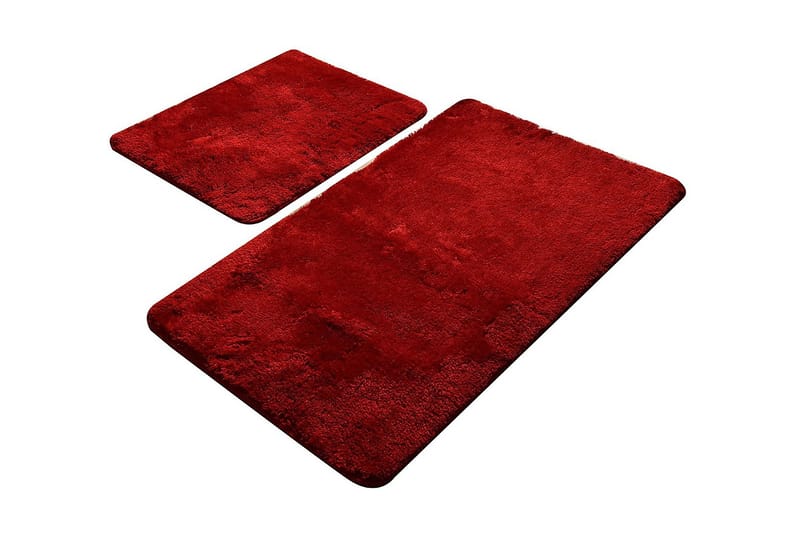 Chilai Home by Alessia Badmatta Set om 2 - Röd - Textil & mattor - Mattor - Badrumsmatta