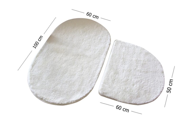 Chilai Home by Alessia Badmatta Set om 2 - Sand - Textil & mattor - Mattor - Badrumsmatta