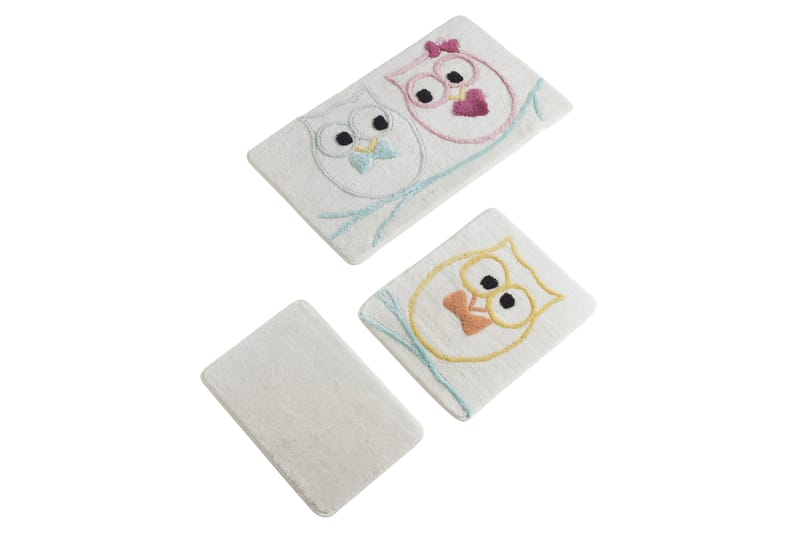Chilai Home by Alessia Badmatta Set om 3 - Multi - Textil & mattor - Mattor - Badrumsmatta