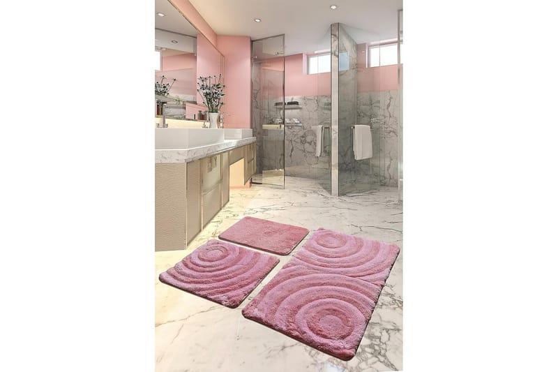 Chilai Home by Alessia Badmatta Set om 3 - Multi - Textil & mattor - Mattor - Badrumsmatta