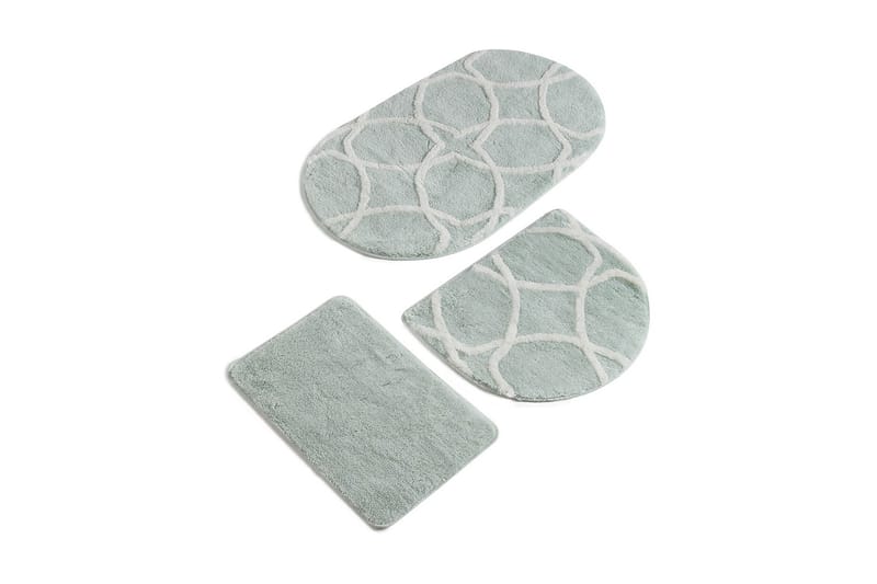 Chilai Home by Alessia Badmatta Set om 3 - Multi - Textil & mattor - Mattor - Badrumsmatta