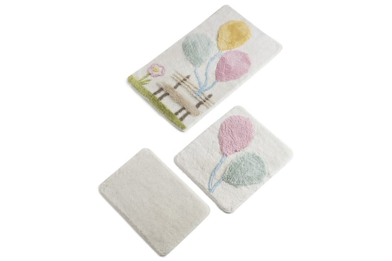 Chilai Home by Alessia Badmatta Set om 3 - Multi - Textil & mattor - Mattor - Badrumsmatta