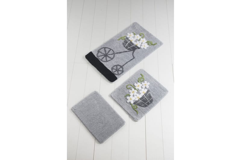 Chilai Home by Alessia Badmatta Set om 3 - Multi - Textil & mattor - Mattor - Badrumsmatta