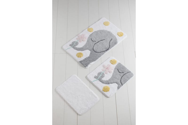 Chilai Home by Alessia Badmatta Set om 3 - Multi - Textil & mattor - Mattor - Badrumsmatta