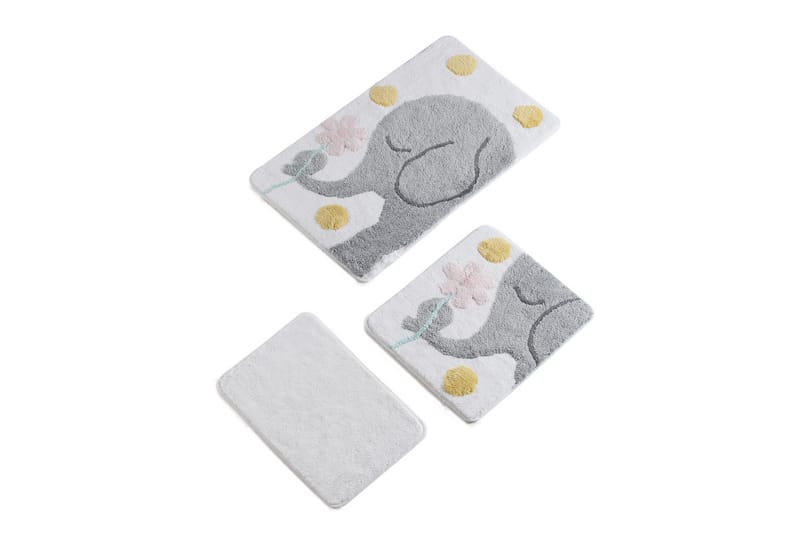 Chilai Home by Alessia Badmatta Set om 3 - Multi - Textil & mattor - Mattor - Badrumsmatta