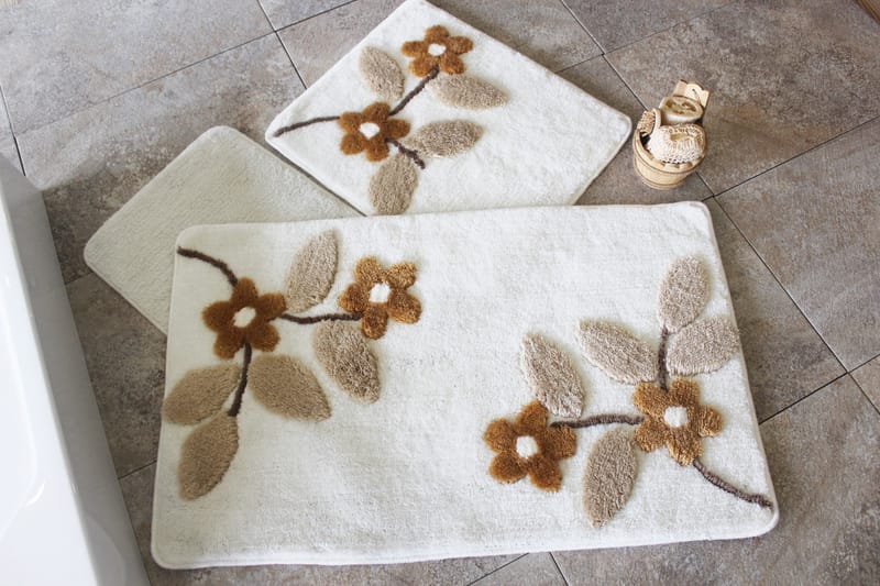 Chilai Home by Alessia Badmatta Set om 3 - Multi - Textil & mattor - Mattor - Badrumsmatta