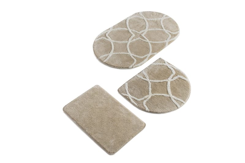 Chilai Home by Alessia Badmatta Set om 3 - Multi - Textil & mattor - Mattor - Badrumsmatta