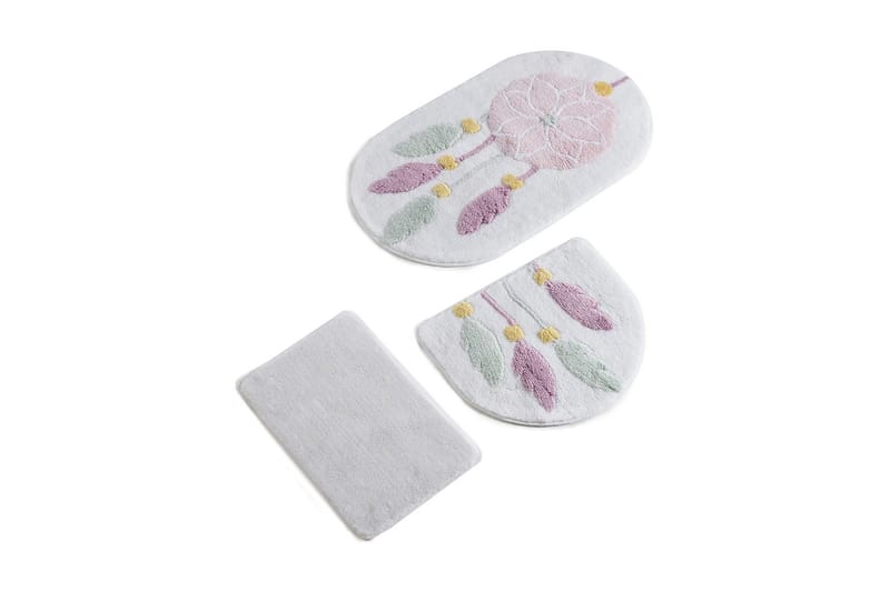 Chilai Home by Alessia Badmatta Set om 3 - Multi - Textil & mattor - Mattor - Badrumsmatta